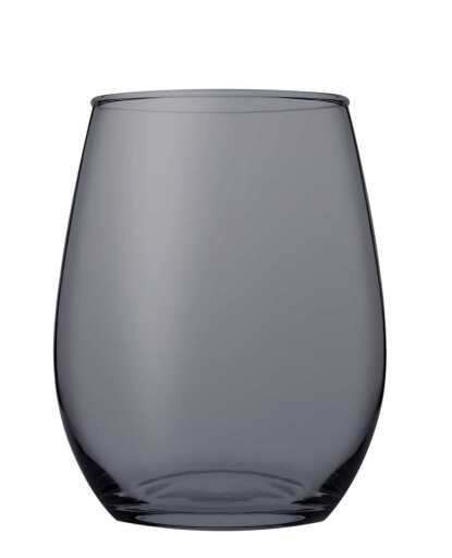 Pasabahce - Amber Stemless Red Wine 11.75oz/348ml Grey