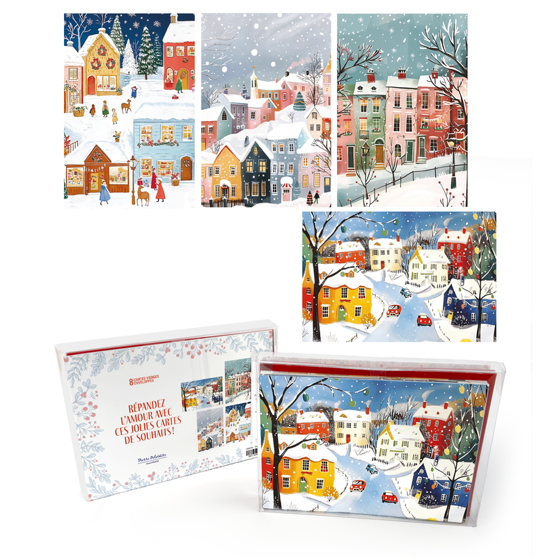 Pierre Belvédère - Signature - Quartier Enneigé Holiday Cards (Set of 8)