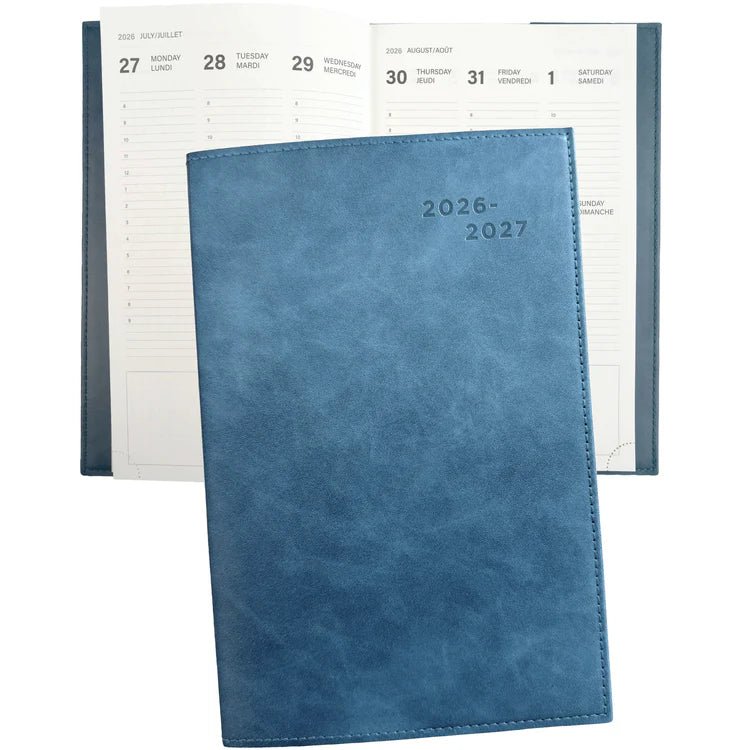 PBI - ACADEMIC AGENDA 2026 - 2027 - LARGE 1W/2P - PROGRAMMA - BLUE Office Supplies