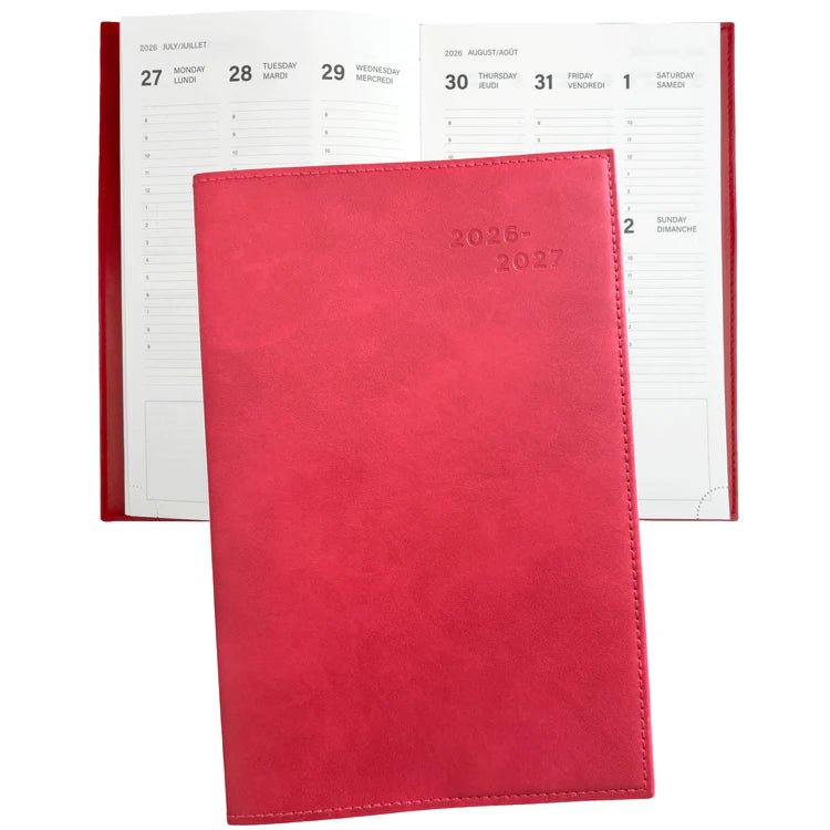 PBI - ACADEMIC AGENDA 2026 - 2027 - LARGE 1W/2P - PROGRAMMA - RED Office Supplies