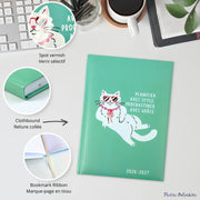 PBI - ACADEMIC AGENDA 2026 - 2027 - MEDIUM 1W/2P - CHAT PROCRASTINATEUR Office Supplies