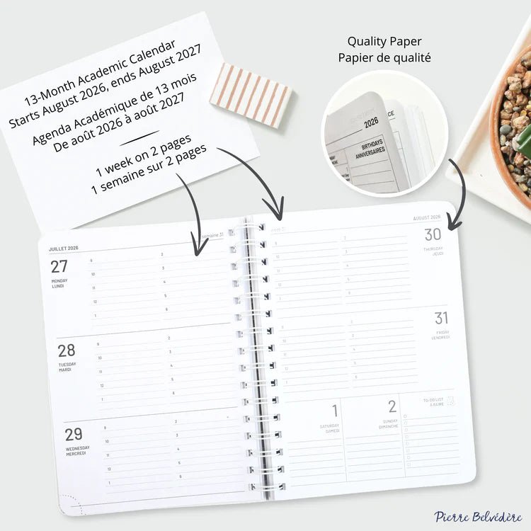 PBI - ACADEMIC AGENDA 2026 - 2027 - MEDIUM 1W/2P - COSMO POP Office Supplies