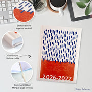 PBI - ACADEMIC AGENDA 2026 - 2027 - MEDIUM 1W/2P - FRAGMENTS Office Supplies