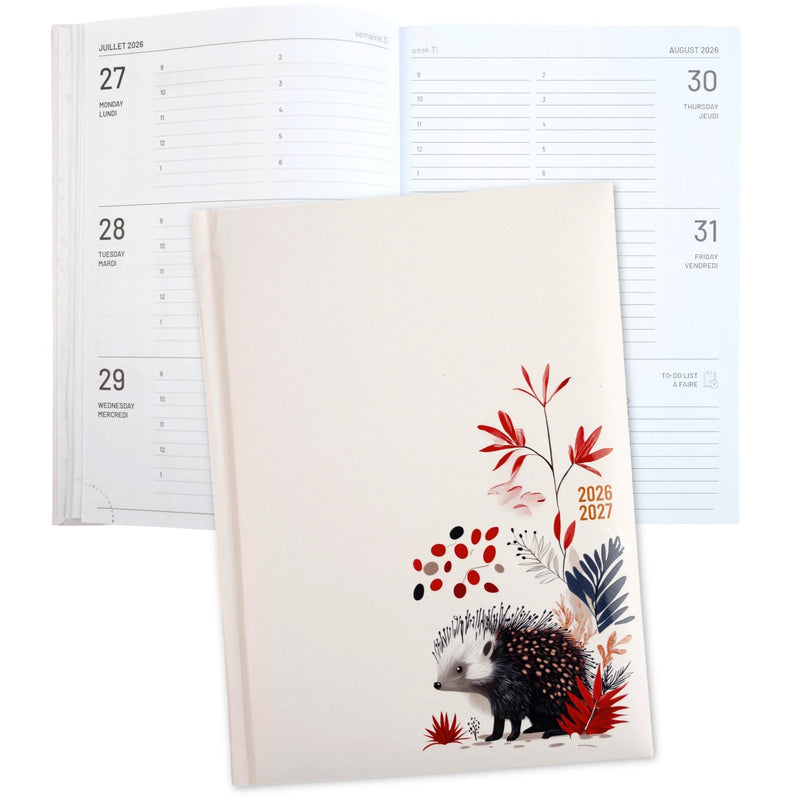 PBI - ACADEMIC AGENDA 2026 - 2027 - MEDIUM 1W/2P - PORCUPINE Office Supplies
