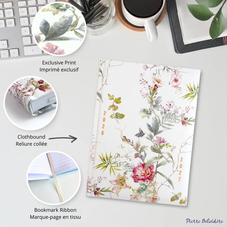 PBI - ACADEMIC AGENDA 2026 - 2027 - MEDIUM 1W/2P - SECRET GARDEN Office Supplies
