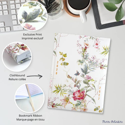 PBI - ACADEMIC AGENDA 2026 - 2027 - MEDIUM 1W/2P - SECRET GARDEN Office Supplies