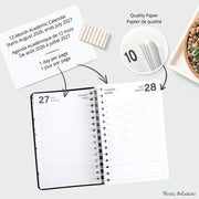 PBI - ACADEMIC AGENDA 2026 - 2027 - SMALL 1D/1P - BLACK Office Supplies