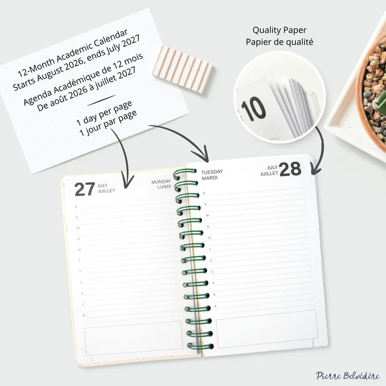 PBI - ACADEMIC AGENDA 2026 - 2027 - SMALL 1D/1P - OTTER Office Supplies