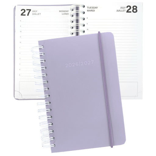 PBI - ACADEMIC AGENDA 2026 - 2027 - SMALL 1D/1P - PASTEL PURPLE Office Supplies