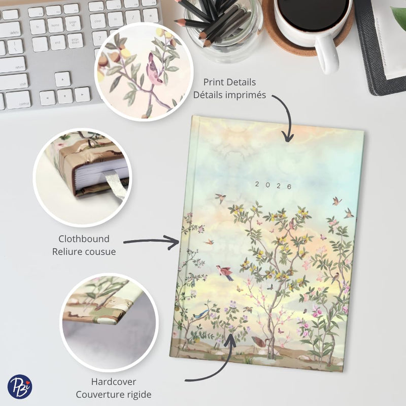 PBI - ANNUAL AGENDA 2026 - BIRDS AND FLOWERS Games & Toys