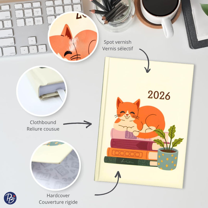 PBI - ANNUAL AGENDA 2026 - CATS AND BOOKS Games & Toys