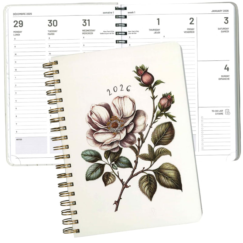 PBI - ANNUAL AGENDA 2026 - CLASSIC FLOWERS Games & Toys