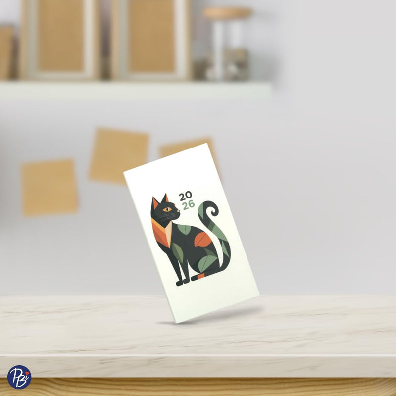 PBI - ANNUAL AGENDA 2026 MINI - GEOMETRIC CAT Games & Toys