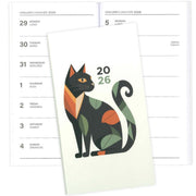 PBI - ANNUAL AGENDA 2026 MINI - GEOMETRIC CAT Games & Toys
