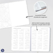 PBI - ANNUAL AGENDA 2026 OMNICO - WHITE FLOWERS Games & Toys