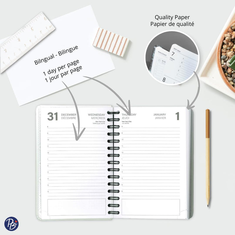 PBI - ANNUAL AGENDA 2026 - SMALL 1D/1P - FUCHSIA Games & Toys