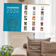 PBI - CALENDRIER 15 MOIS - 2026 - CHATS Games & Toys