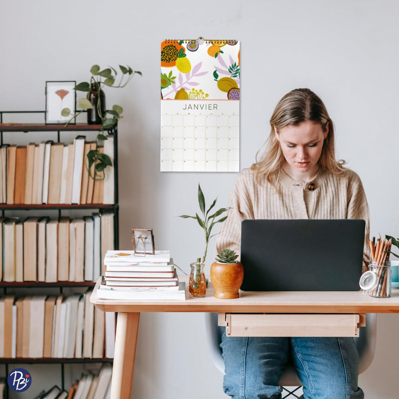 PBI - CALENDRIER 15 MOIS - 2026 - PAPAYE ET POMEGRENADE Games & Toys