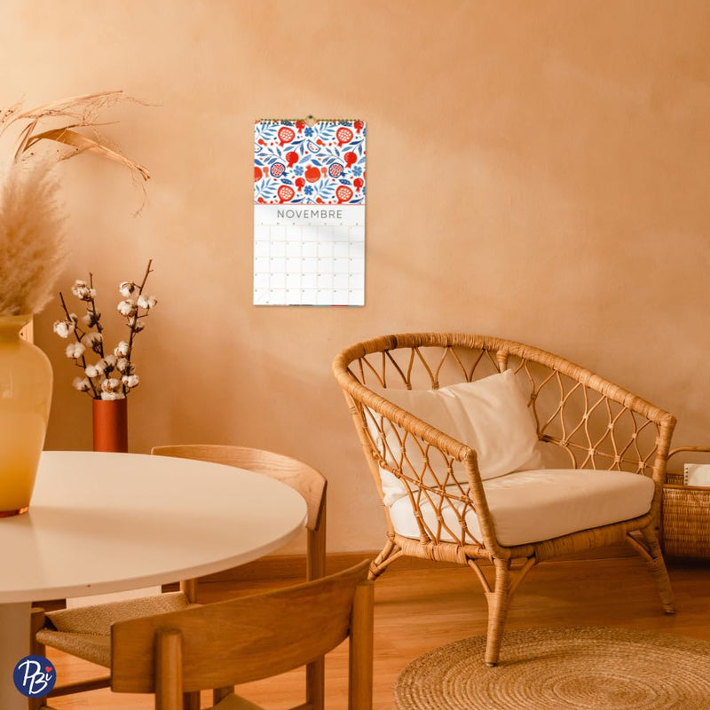 PBI - CALENDRIER 15 MOIS - 2026 - PAPAYE ET POMEGRENADE Games & Toys