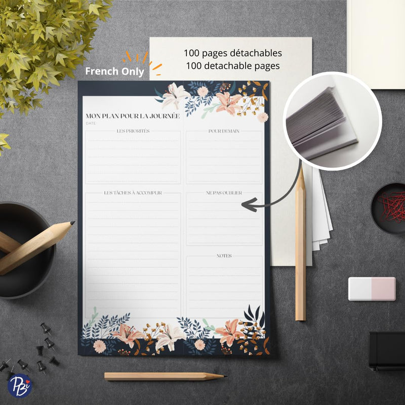 PBI - PLANNING NOTEPAD - FLOWERS Games & Toys
