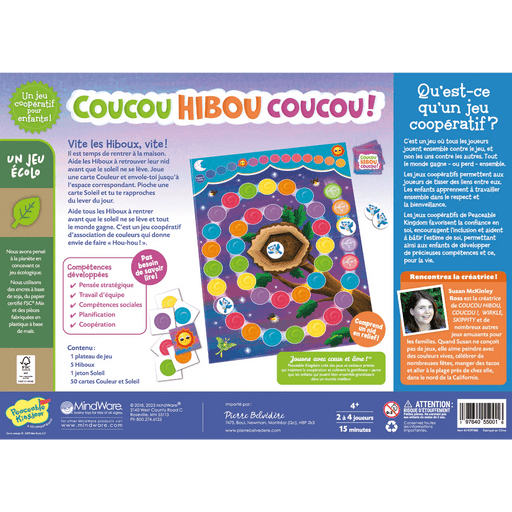 PEACEABLE KINGDOM - COUCOU HIBOU COUCOU ! Games & Toys
