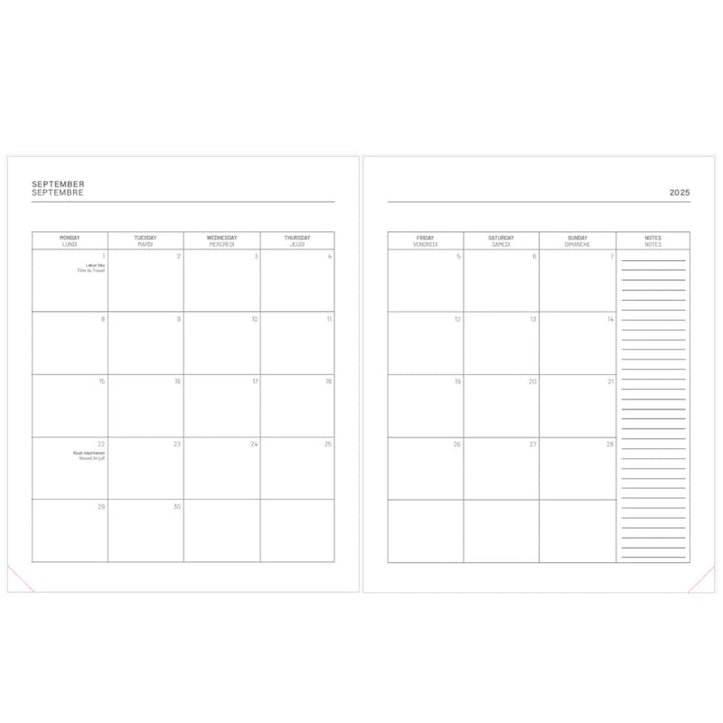 Pierre Belvedere - ACADEMIC AGENDA 2025 - 2026 - LARGE SC - BOBA TO GO Office Supplies