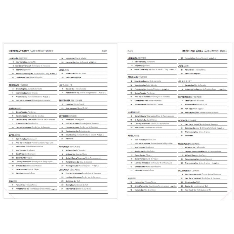 Pierre Belvedere - ACADEMIC AGENDA 2025 - 2026 - MEDIUM - ADULTING Office Supplies