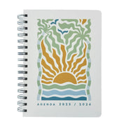 Pierre Belvedere - ACADEMIC AGENDA 2025 - 2026 - MEDIUM - SUNNY WAVES Office Supplies