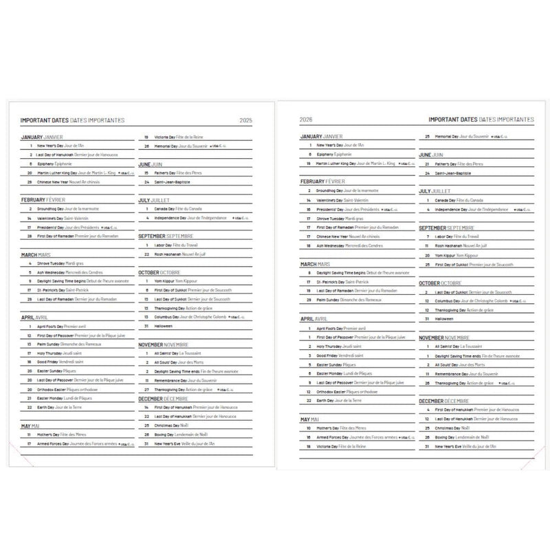 Pierre Belvedere - ACADEMIC AGENDA 2025 - 2026 - MEDIUM - SUNNY WAVES Office Supplies
