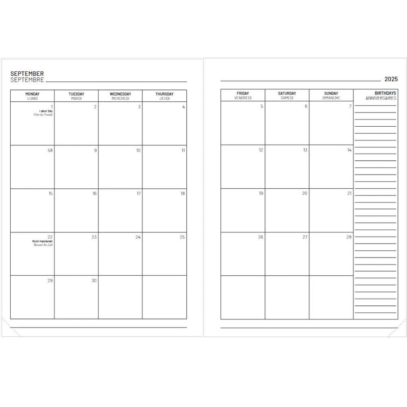 Pierre Belvedere - ACADEMIC AGENDA 2025 - 2026 - MEDIUM - SUNNY WAVES Office Supplies