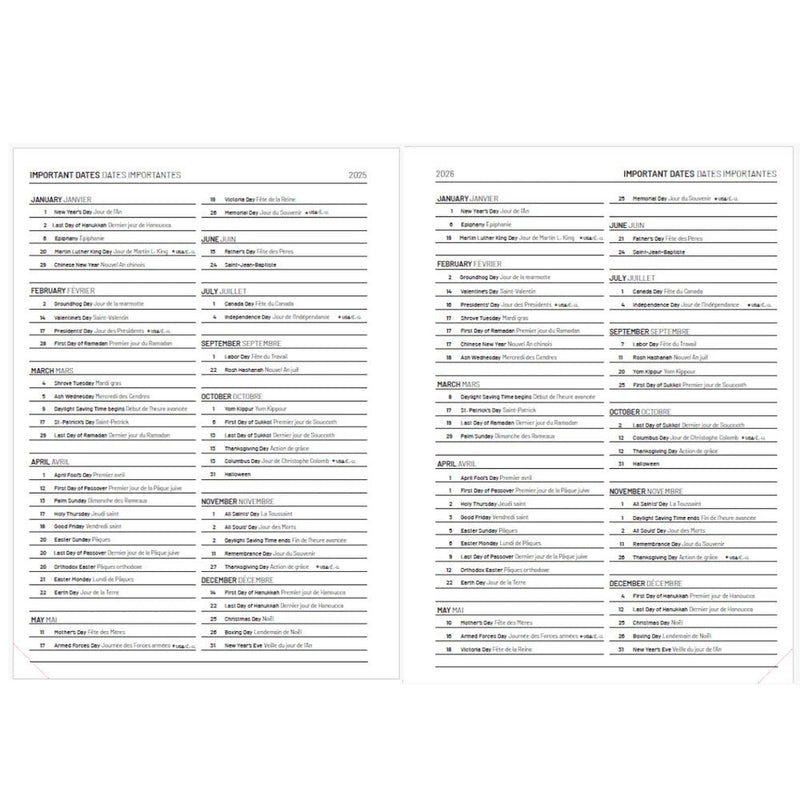 Pierre Belvedere - ACADEMIC AGENDA 2025 - 2026 - MEDIUM - SUNNY WAVES Office Supplies