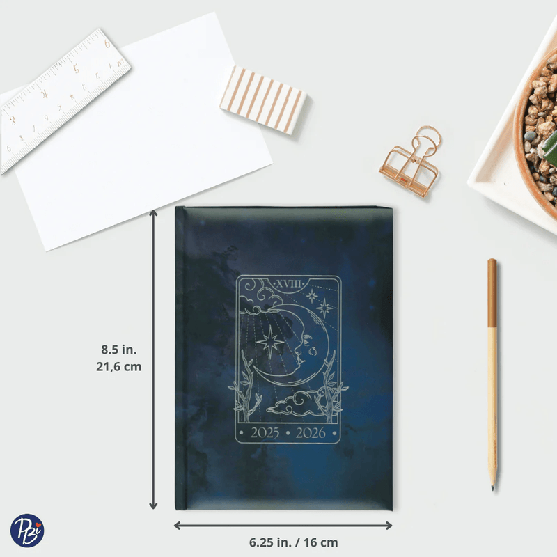Pierre Belvedere - ACADEMIC AGENDA 2025 - 2026 - MEDIUM - THE MOON Office Supplies