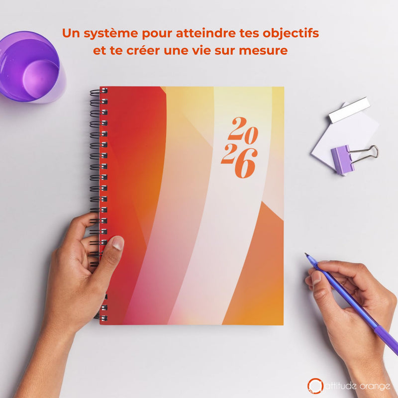 Pierre Belvedere - AGENDA ATTITUDE ORANGE 2026 Office Supplies