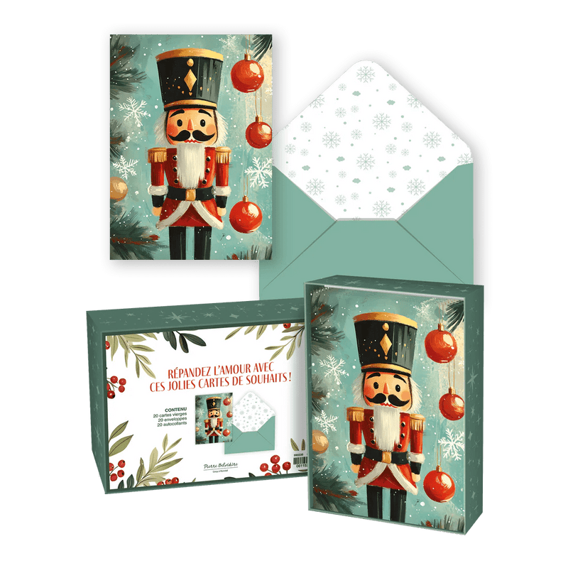 Pierre Belvedere - CARTE NOEL ENS./ 20: CASSE - NOISETTE 2025 Arts & Crafts