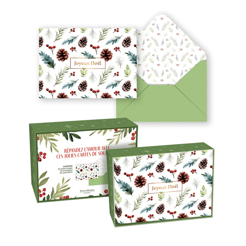 Pierre Belvedere - CARTE NOEL ENS./ 20: JOYEUX NOEL 2025 Arts & Crafts