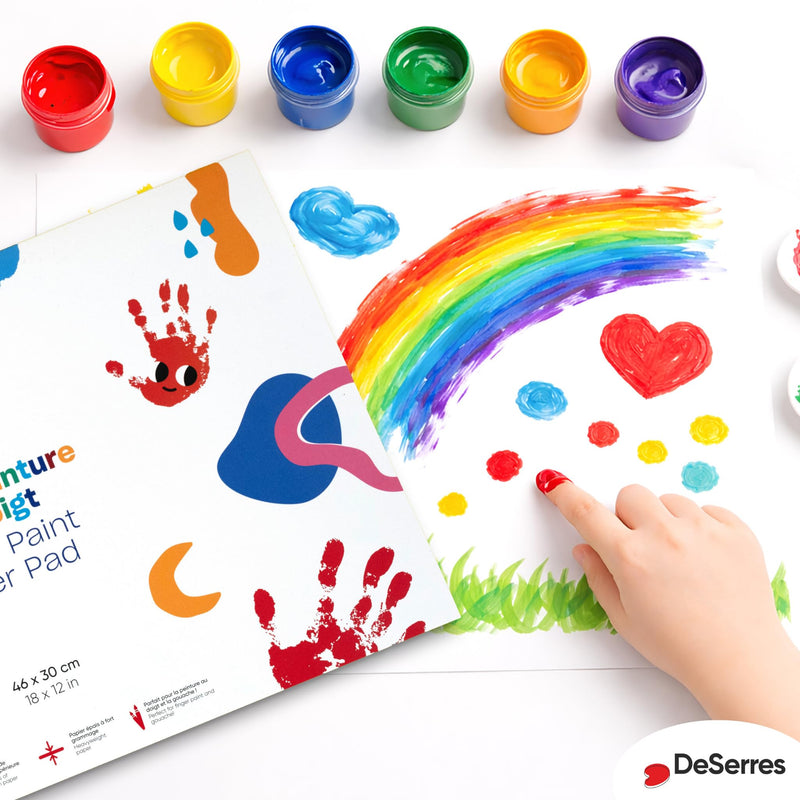 Pierre Belvedere - FINGER PAINT PAPER PAD Arts & Crafts