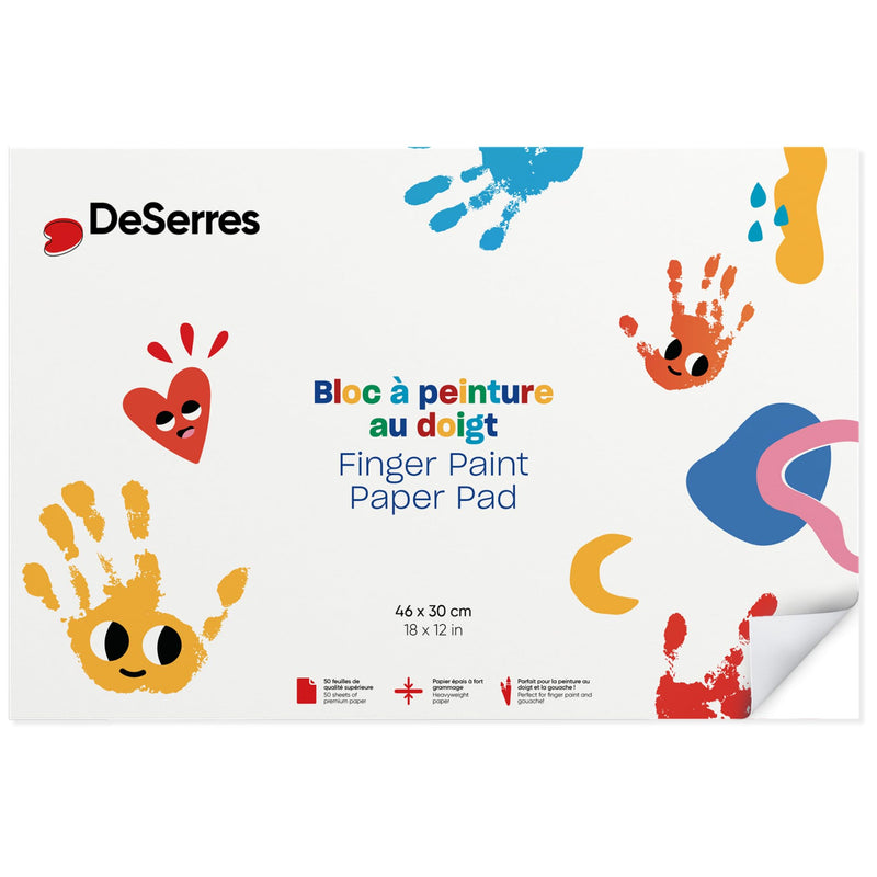 Pierre Belvedere - FINGER PAINT PAPER PAD Arts & Crafts
