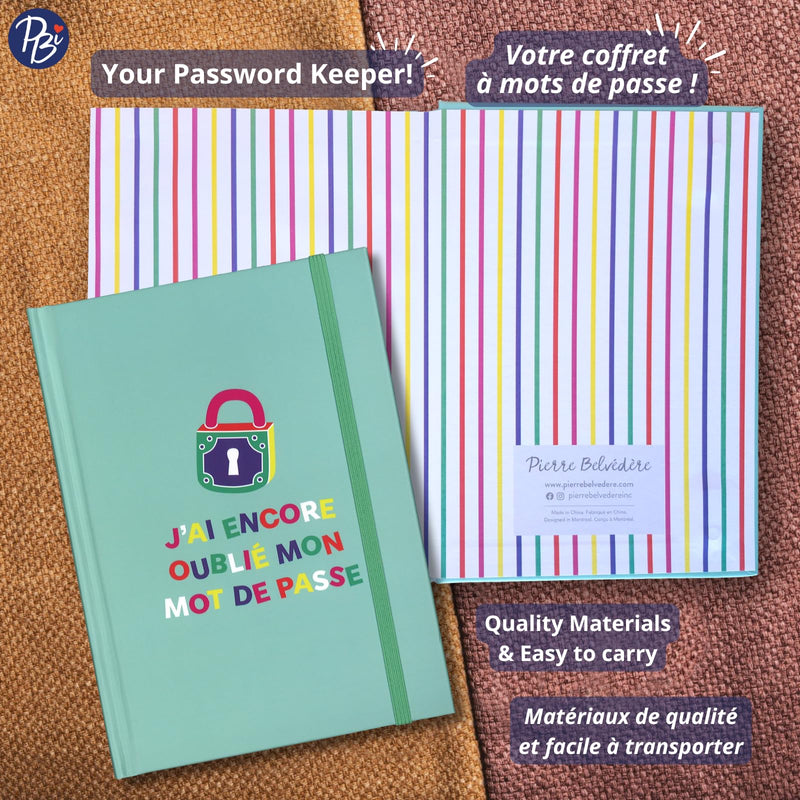 Pierre Belvedere - Password Notebook - Multicolore Office Supplies