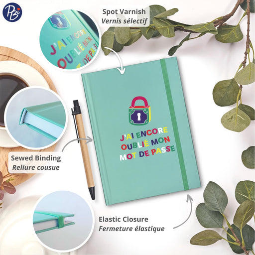 Pierre Belvedere - Password Notebook - Multicolore Office Supplies