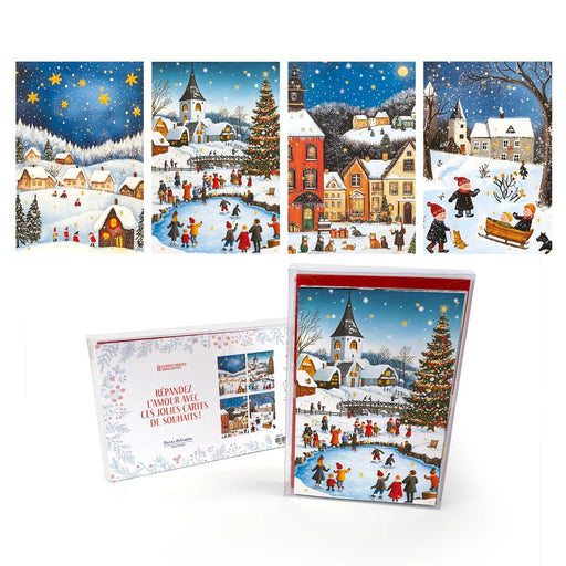 Pierre Belvedere - Signature Holiday Cards – (Set of 8) – Holiday Greetings Toys & Games