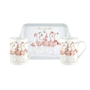 Pimpernel - 3 - Piece Mug & Tray Flamingle Bell Home & Kitchen