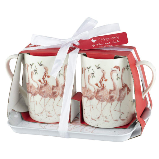 Pimpernel - 3 - Piece Mug & Tray Flamingle Bell Home & Kitchen