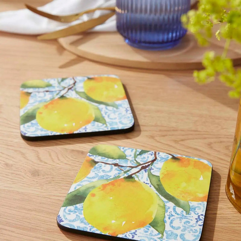 Pimpernel - AMALFI LEMONS COASTERS S/6 Home & Kitchen