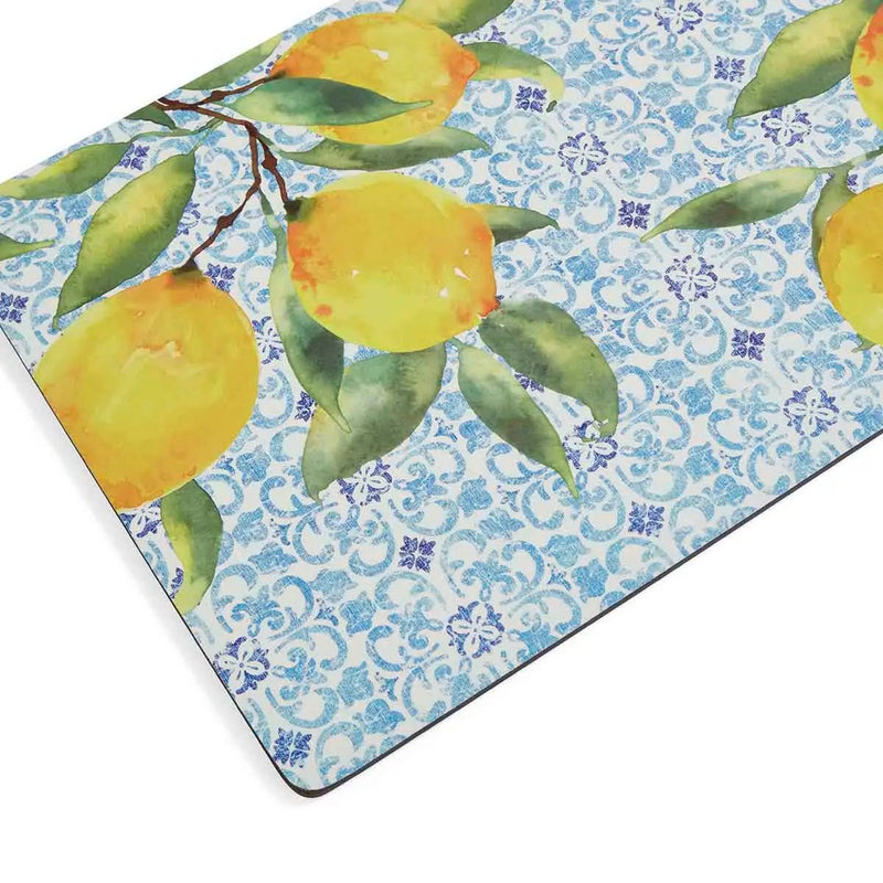 Pimpernel - AMALFI LEMONS PLACEMATS S/4 Home & Kitchen
