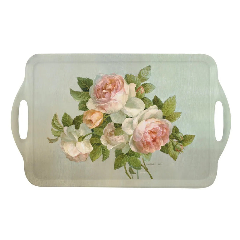 Pimpernel - Antique Rose Large Handled Tray Home & Kitchen
