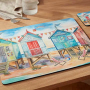 Pimpernel - BEACH HUTS PLACEMATS S/4 Home & Kitchen
