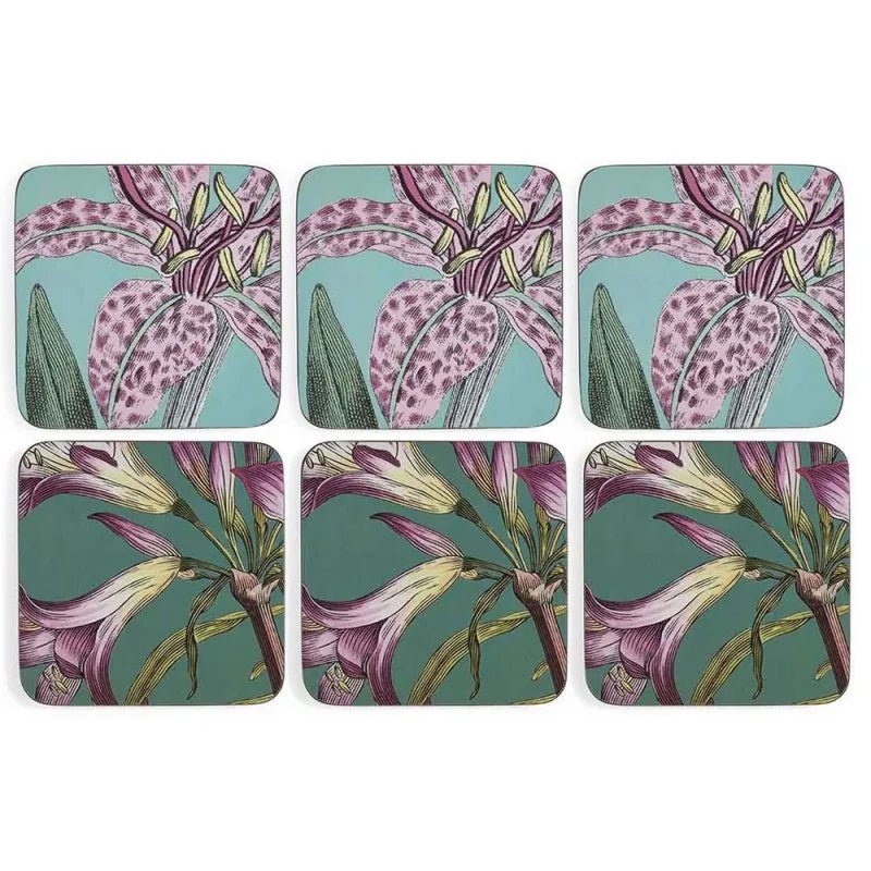 Pimpernel - BG FLORA & FAUNA COASTERS S/6 Home & Kitchen