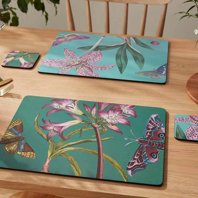 Pimpernel - BG FLORA & FAUNA MATS S/4 Home & Kitchen