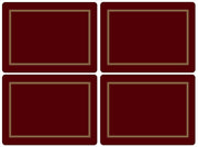 Pimpernel - Classic Burgundy - Placemats (Set of 4) | 15.7 x 11.7 in Home & Kitchen