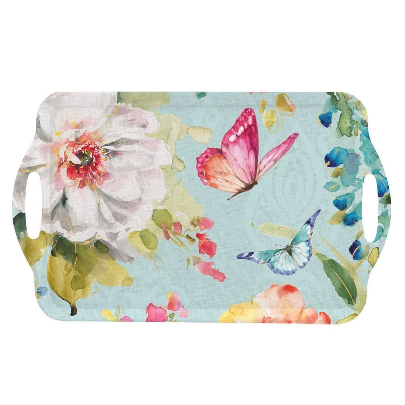 Pimpernel - Colorful Breeze - Melamine Handled Tray 18.9 x 11.6 in Home & Kitchen